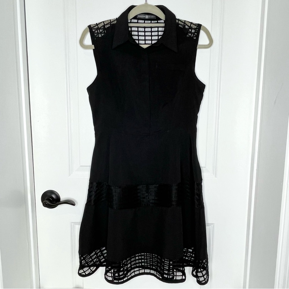 Signature Collection Little Black Dress - Fit & Flare - Size Small